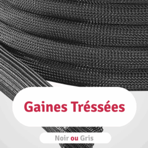 Câble SILICABLE 3G6 gaine tressée haute température -60°Cà 220°C
