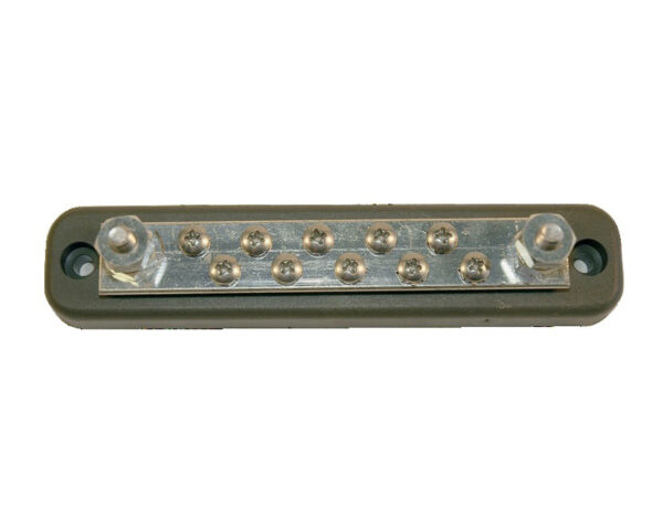 Barrette 10 connexions + 2 plots 150A AC/DC - 300/48v