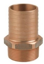 Embout mâle GUIDI pour filtre eau de mer 1 1/2 x 45mm