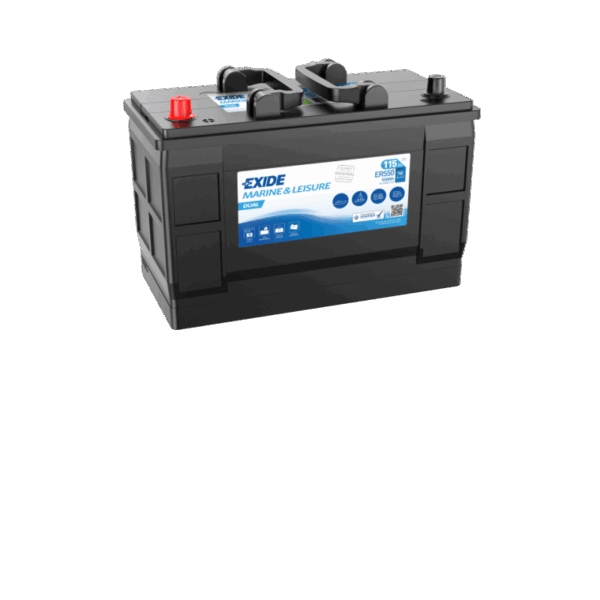 Batterie EXIDE ER550 Dual 12V 115Ah 760A +G 349 x 175 x 235