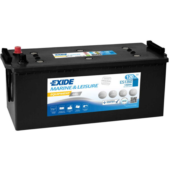 Batterie EXIDE ES1350 GEL 12V 120Ah 750A +G 513 X 189 X 223