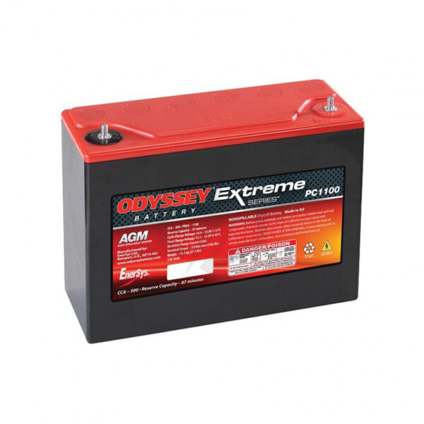 Batterie ODYSSEY ODS-AGM40E PC1100 12V 45Ah 500A +D 250 X 97 X 206
