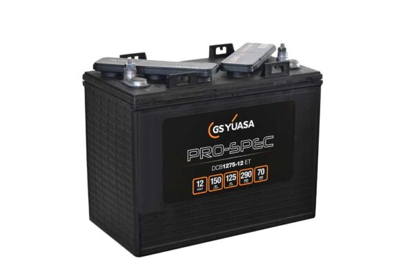 Batterie YUASA DCB1275-12 12V 150Ah Deepcycle +G 327 X 181 X 276