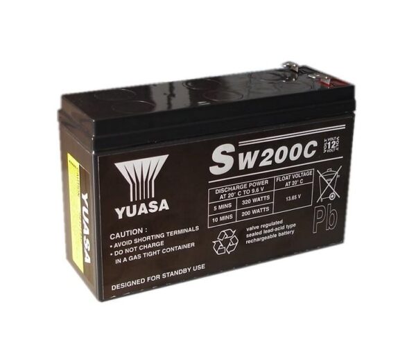 Batterie YUASA 12V 200W VRLA  SW200 151 X 51 X 97.5