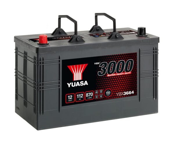 Batterie YUASA YBX3664 12V 112Ah 870A +G (GC13G) 346 X 173 XC 234