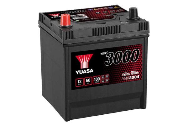Batterie YUASA YBX3004 12V 50Ah 450A +D  D20 202 X 176 X 225