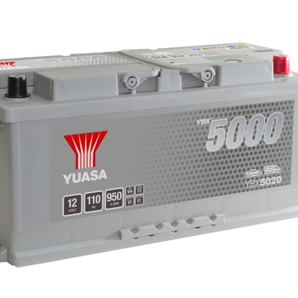 Batterie YUASA YBX5020 12V 110Ah 950A +D L6 394 X 175 X 190