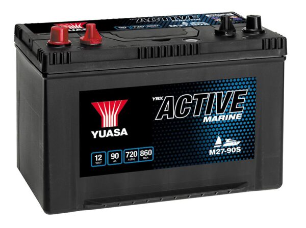 Batterie YUASA M27-90S Marine 12V 90Ah 860A +G 304 X 175 X 225