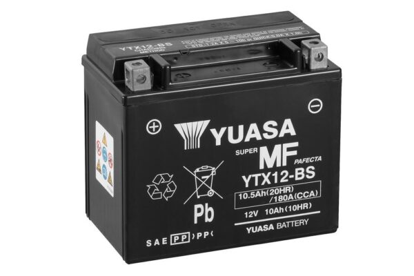 Batterie YUASA YTX12 SLA AGM 12V 12Ah 160A +G 150 X 87 X 130
