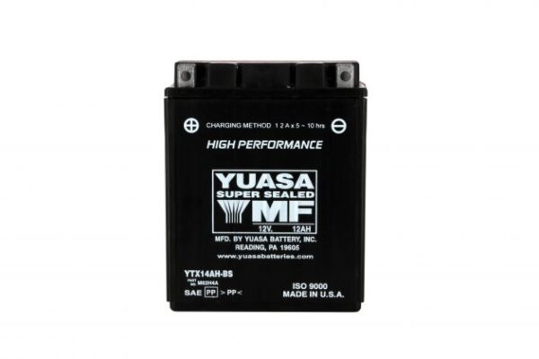 Batterie YUASA YTX14H-BS AGM 12V 12Ah 240A +G150 X 87 X 145 PACK