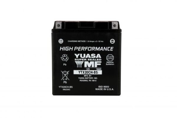 Batterie YUASA YTX20CH-BS AGM 12V 18Ah 270A +G 150 X 87 X 161 PACK