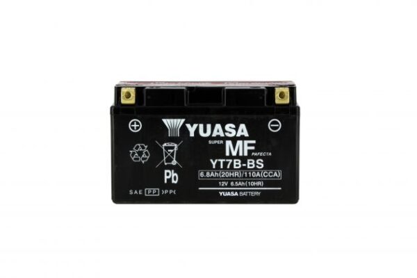 Batterie YUASA YT7B-BS AGM 12V 6Ah 85A +G SLA  150 X 65 X 93
