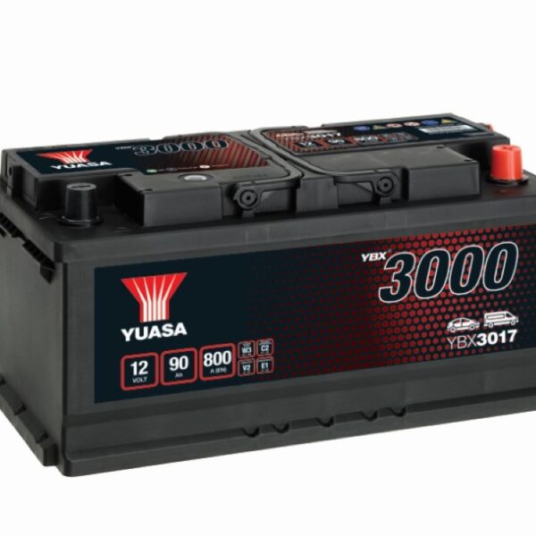 Batterie YUASA YBX3017 12V 90Ah 800A LB5 353 X 175 X 175