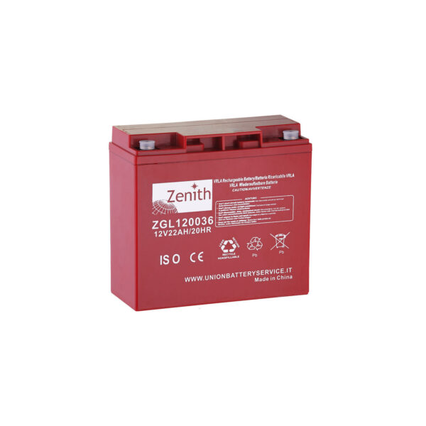 Batterie ZENITH ZGL120036 AGM 12V 22Ah M5 181 X 77 X 167