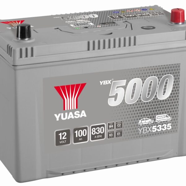 Batterie YUASA YBX5335 12V 100Ah 830A +D  D31  304 X 173 X 225