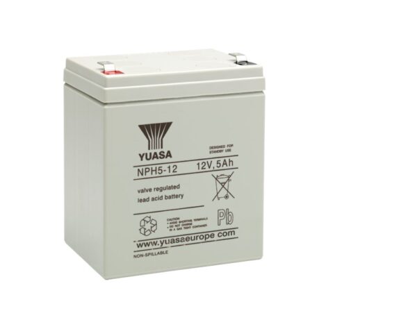 Batterie YUASA NPH5-12 12V 5.2Ah +G  90 X 70 X 106