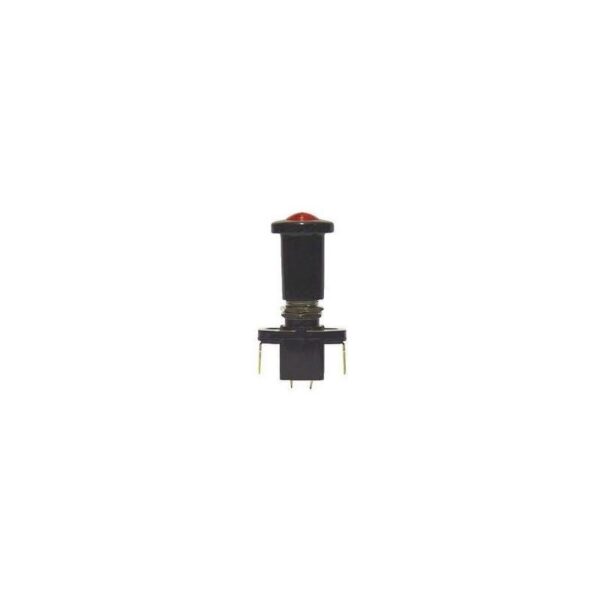 Interrupteur à tirette ON-OFF-ON 12v 20A D9,5mm avec voyant rouge