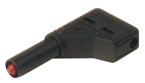 Fiche banane mâle HIRSHMANN 4mm noire