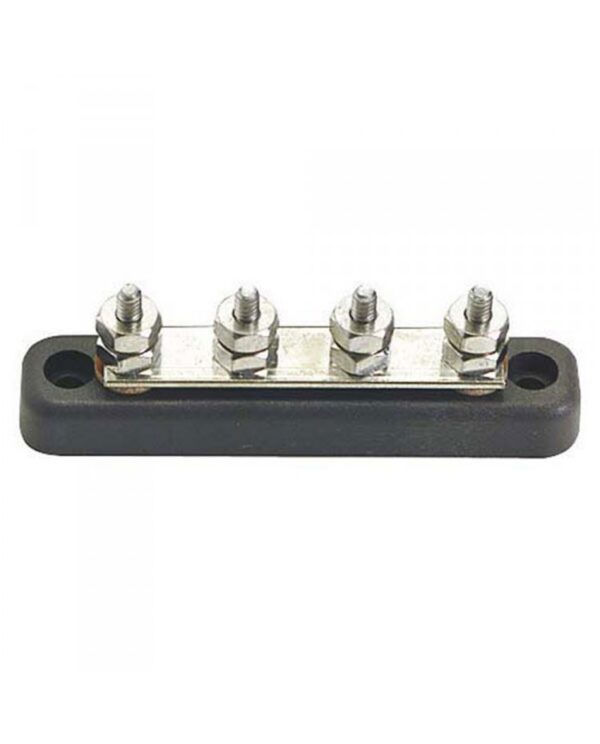 Barrette de connexion VTE 250A 4plots 8mm noir