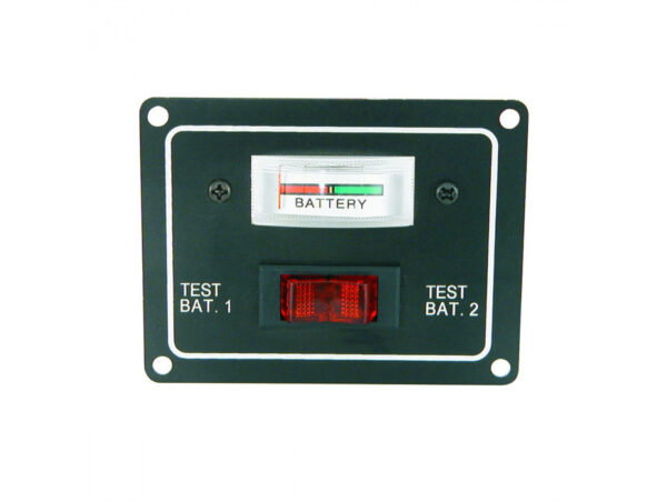 Tableau charge digital 2 batteries BWS 12/24v 1 inter noir
