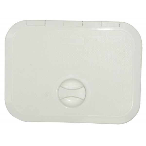 Porte blanche 520x470 résistante aux UV ouverture 180°