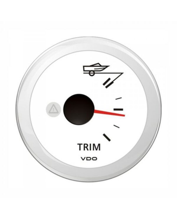 Indicateur de Trim VDO 12v Viewline D52mm blanc