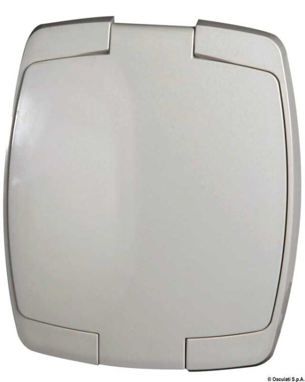 Trappe pour pompe manuelle escamotable derrière paroi