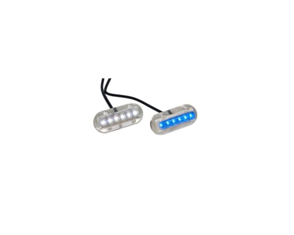 Projecteur sous-marin 6 LED blanc fr 12v 18w D110mm