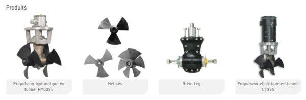 Propulseur MAX POWER 24v 19.7kw/26.4cv 2 hélices CT325