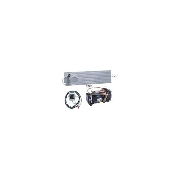 Groupe réfrigérant INDEL 260L evap 1000x270mm avec raccord