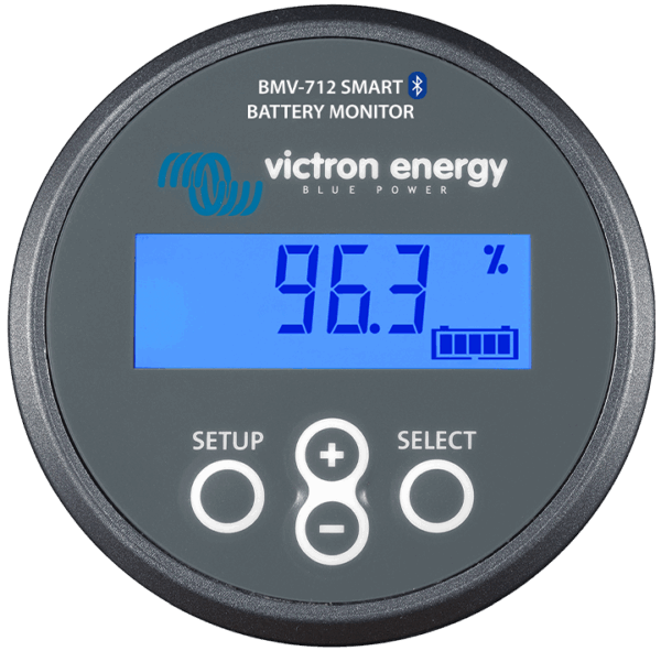 Contrôleur de batterie VICTRON BMV 712 9/95v  500A Smart 2 batteries