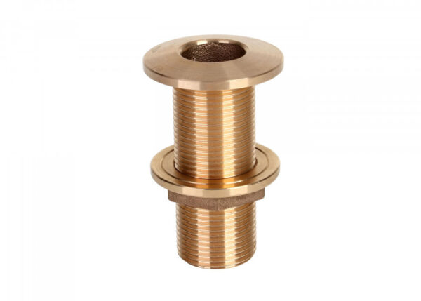 Passe-coque plat 3/4 en bronze
