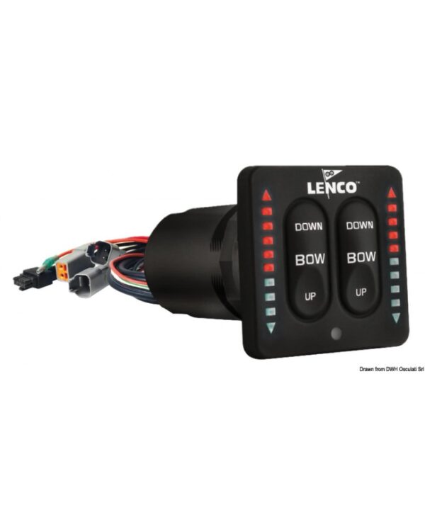 Tableau de contrôle LENCO 12/24V kit p. vérin double