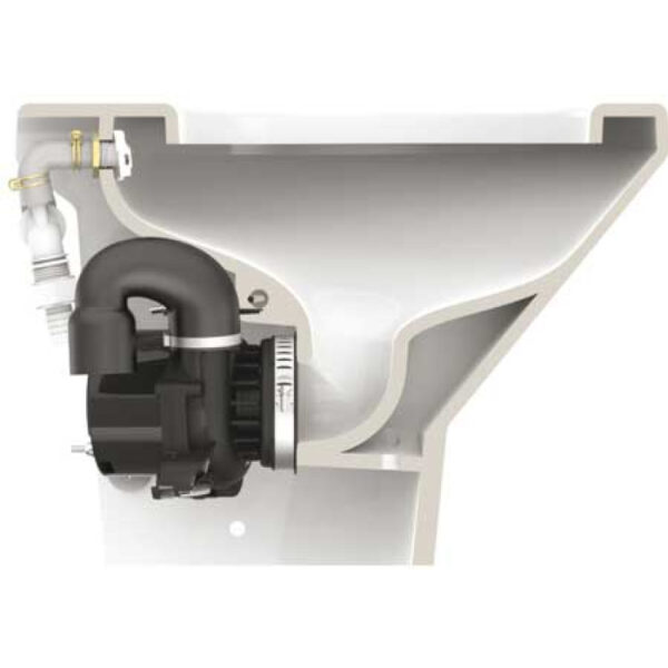 Pompe macerator 12v pour toilette TECMA COMPASS ECO