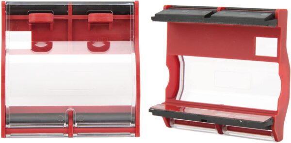 Capot protection barrette de connexion VTE 250A 4plots 8mm rouge