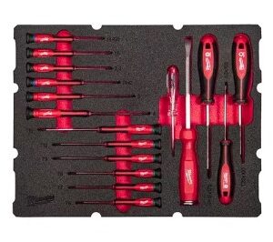 MILWAUKEE SET DE TOURNEVIS DE PRECISION 17 PIECES