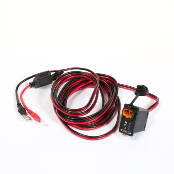 Prise encastrable 10A CTEK avec témoin de charge câble 3m /