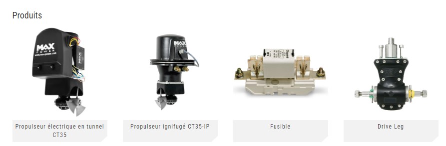 Propulseur MAX POWER 12v 2,7kw/3,6cv 1 hélice étanche CT35