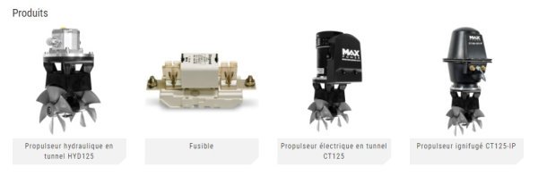 Propulseur MAX POWER 24v 11.9kw/15.9 2 hélices CT 125
