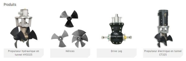 Propulseur MAX POWER 24v 19.7kw/26.4cv 2 hélices CT325