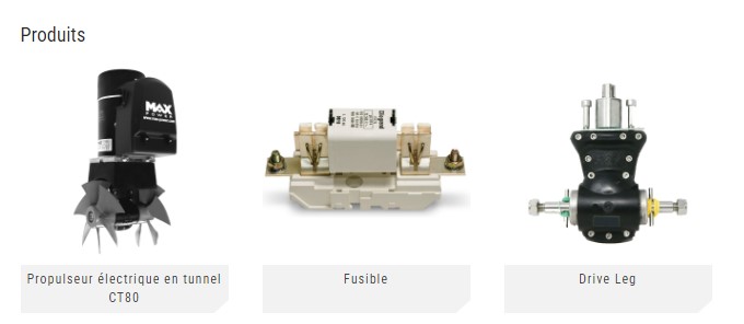 Propulseur MAX POWER 12v 4.8kw/6.4cv 2 hélices CT80