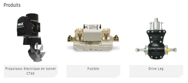 Propulseur MAX POWER 12v 4.4kw/5.8cv 1 hélice étanche CT60