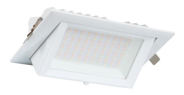 Projecteur rectangulaire 12v 50w concentré blanc encastrable