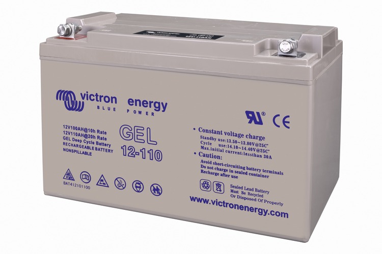 Batterie VICTRON 12V 110Ah 500A +G DeepCycle GEL 330 X 171 X 220