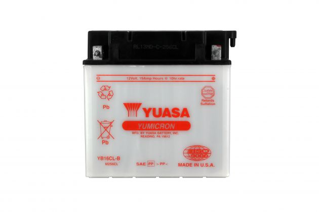 Batterie YUASA YB16CL-B 12V 19Ah 240A +D DD 175 X 100 X 175 SECHE