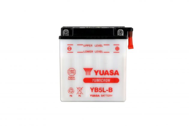 Batterie YUASA YB5L-B 12V 5Ah 55A +D DD 120 X 60 X 130 SECHE