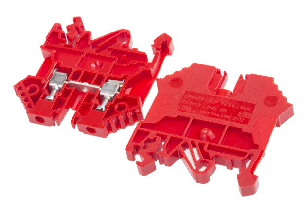 Boite de 100 connecteurs rapides rouge (0.25 à 1.5mm2)