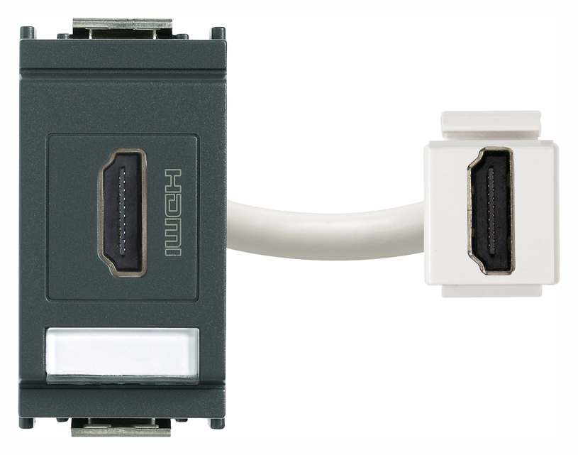 Prise VIMAR HDMI gris 16334