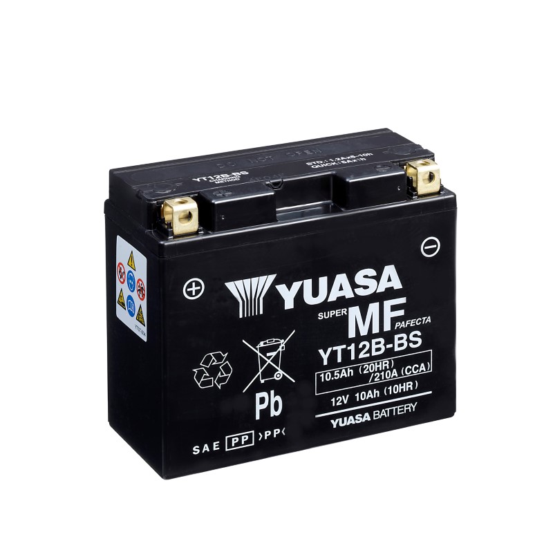 Batterie YUASA YT12B AGM 12V 10.5Ah 210A +G 150 X 69 X 130 PRETE