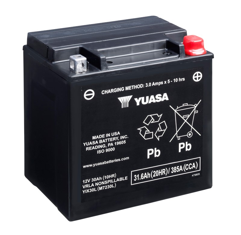 Batterie YUASA YIX30L-BS AGM 12V 30Ah 385A+D SLA 166 X 126 X 175 PACK